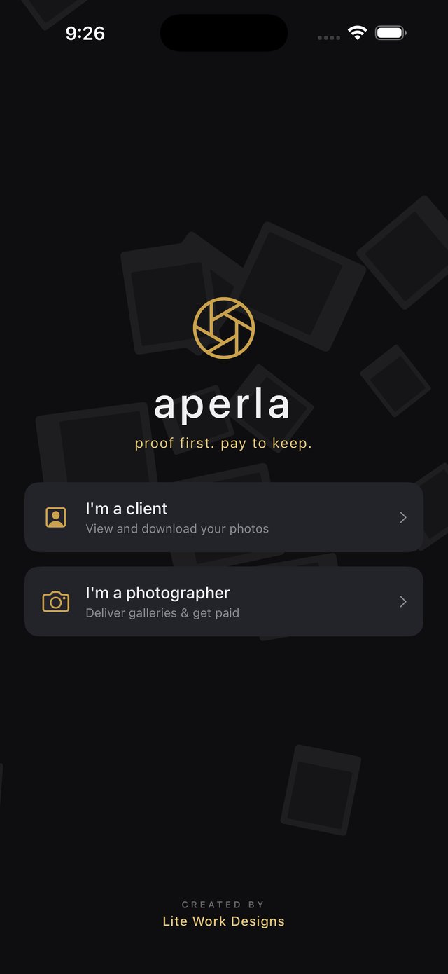 Aperla — screen 1