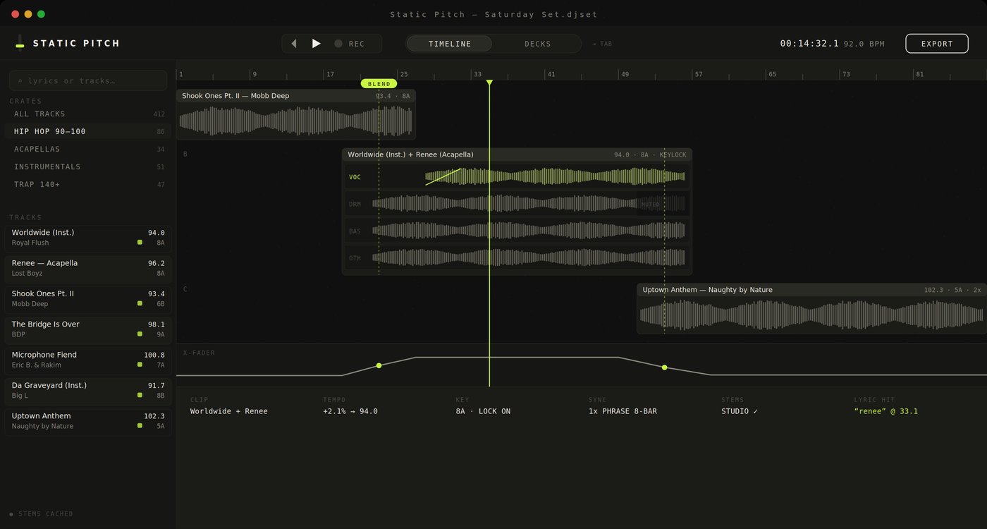 Static Pitch — screen 2