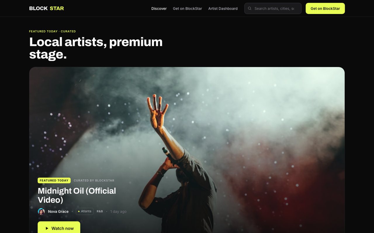 BlockStar — website