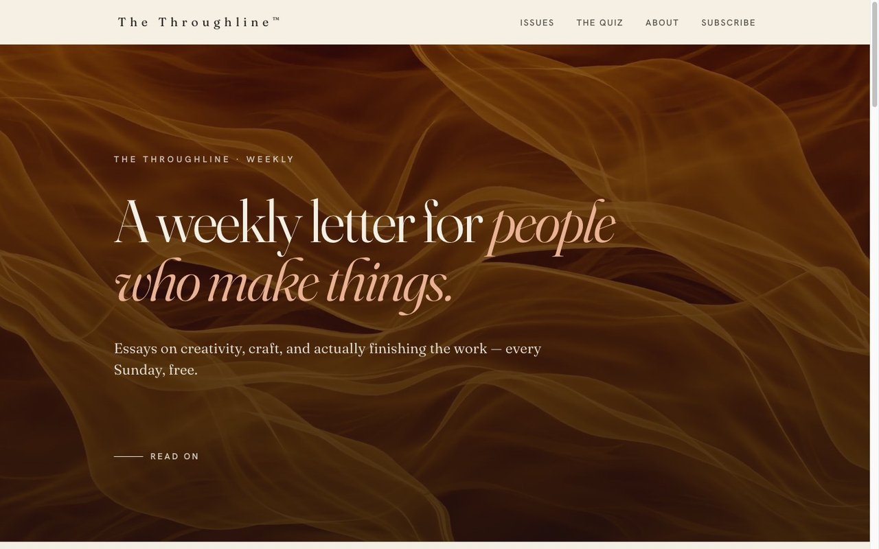 The Throughline — website